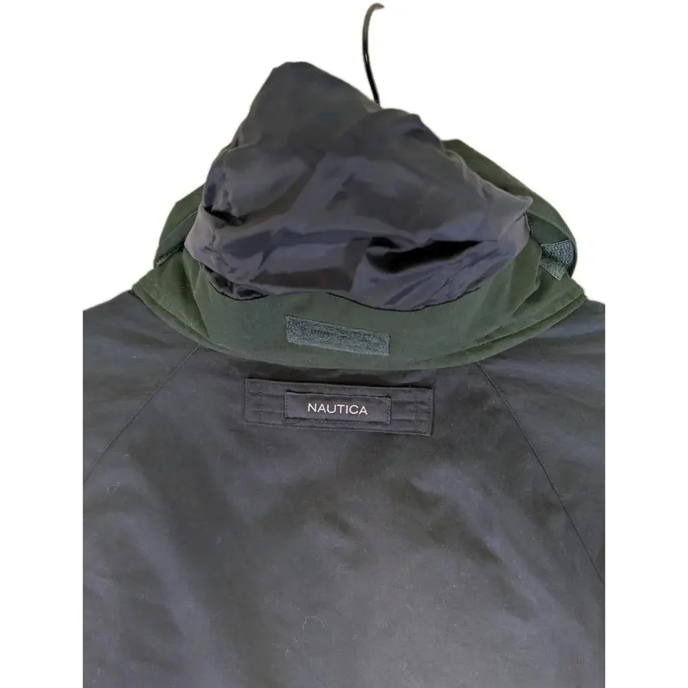 Vintage Nautica Jacket Mens Xxl Reversible‎ Duck Down Puffer Coat Outdoor